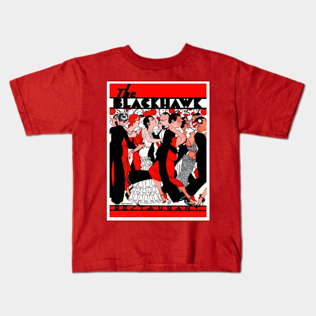 The Blackhawk Restaurant Kids T-Shirt by Donkeh23